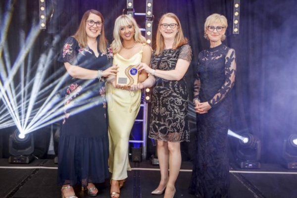 Scottish Autism colleagues celebrating the win