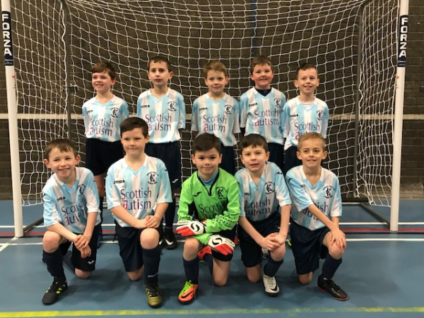 Kinross Colts Scottish Autism Football Strip