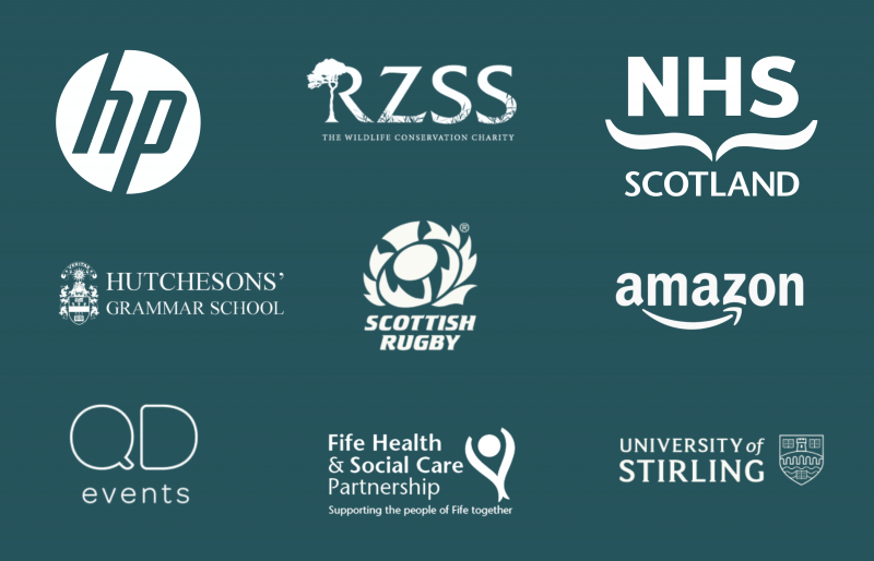 Organisations Elevate and Scottish Autism have worked with include Scottish Rugby, QD Events, Amazon, HP, University of Stirling, NHS Scotland, Fife Health and Social Care Partnership, Hutcheson's Grammar School and RSZZ 